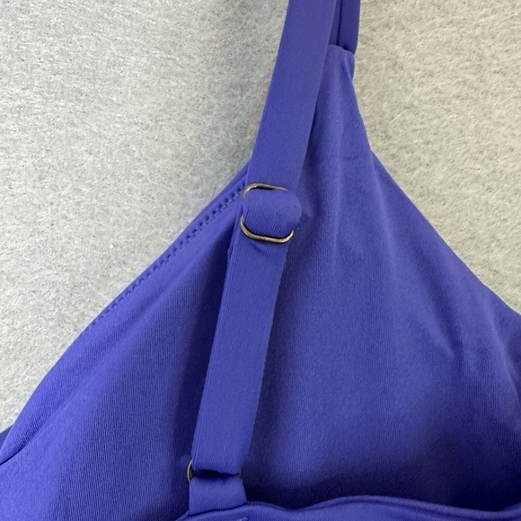 Andie The Samoa One Piece Bathing Suit Women Sz Medium Lapis Blue Cut Out NWT - Picture 10 of 16